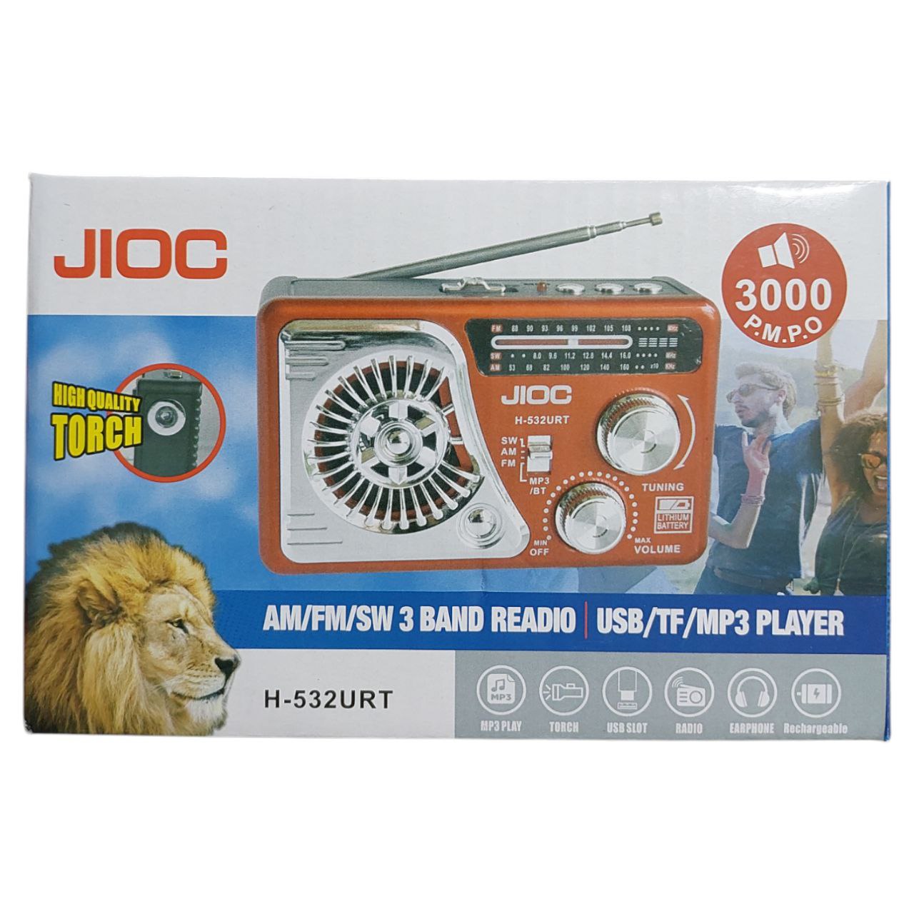 Baff MP3 player / USB / FM radio / Torch